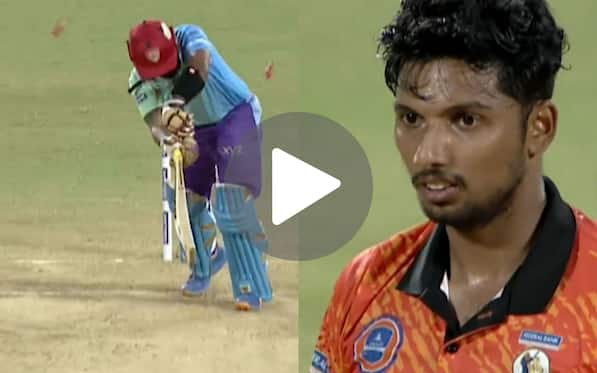 [Watch] Akhil Dev Destroys Alleppey Ripples With A Perfect Hat-Trick In Kerala Cricket League